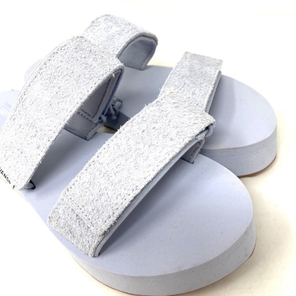 🔥HOT SALE🔥VANS Cayucas Mega Platform Gray Women’s Suede Sandals VN0A4U1XUNY - Picture 3 of 9